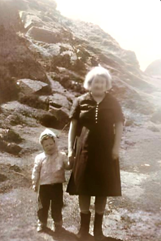 22 Myrtle Lockyer and grandson Wesley Bolt. Credit: Maude Lockyer-Hollett